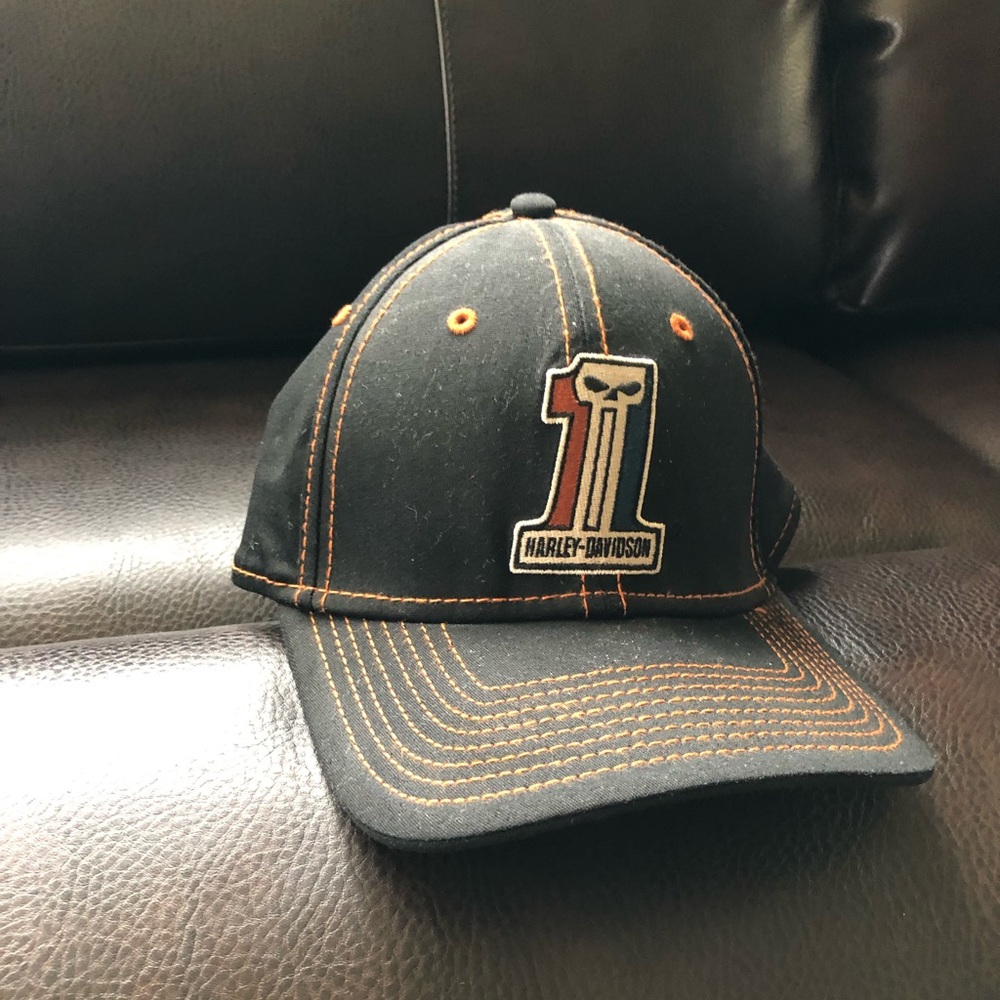 Stretch fit Harley Davidson hat